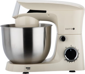 Dots FMS103P52 Electric Stand Mixer, 800W, 5.2L, 10 Speeds - Beige product image