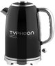 غلاية كهربائية تايفون، 2200 واط، 1.8 لتر، يد فضي، TY-01-001 B - اسود product image 1