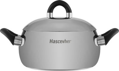 طقم قدور تركي ستاينلس استيل هاشفير، 8 قطع - فضي product image 2