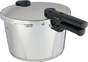 Sitram Stainless Steel Pressure Cooker, 26 cm - Silver Black product image 2