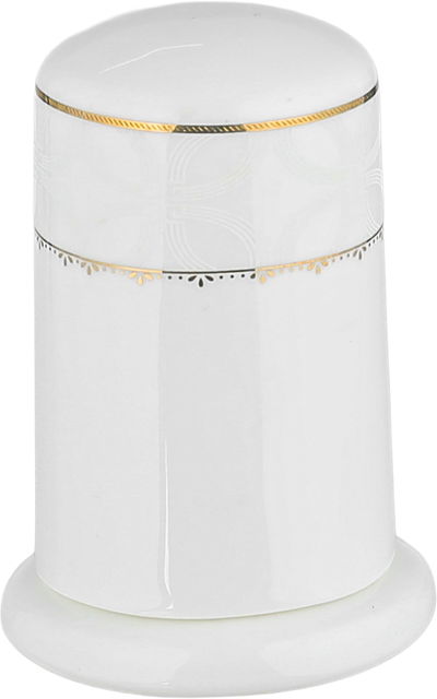 طقم تقديم سفرة بورسلان السيف غاليري، 86 قطعة - أبيض ذهبي product image 11