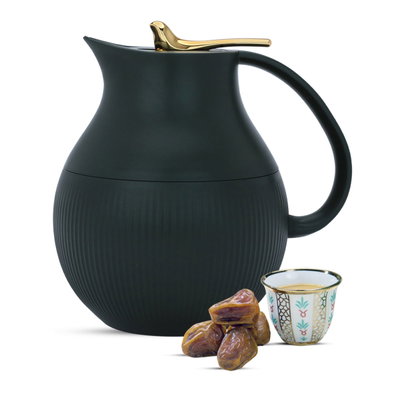 ترمس رويال السيف غاليري، حافظة داخلية زجاج، 950 ملل - زيتي product image 1
