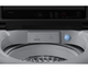 Samsung WA13CG5786BYYL Top Load Washer, 13 kg, 9 programs, EcoBubble, Hygiene Steam, Wi-Fi - Silver product image 5