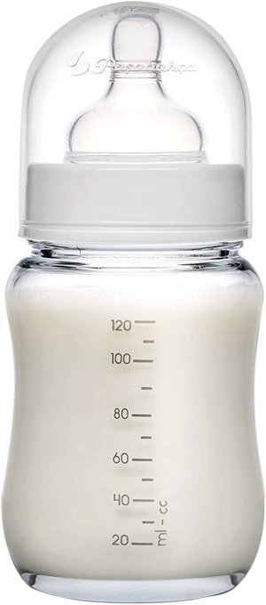 رضاعة اطفال زجاج باشاباتشي، 120 مل - شفاف product image 2