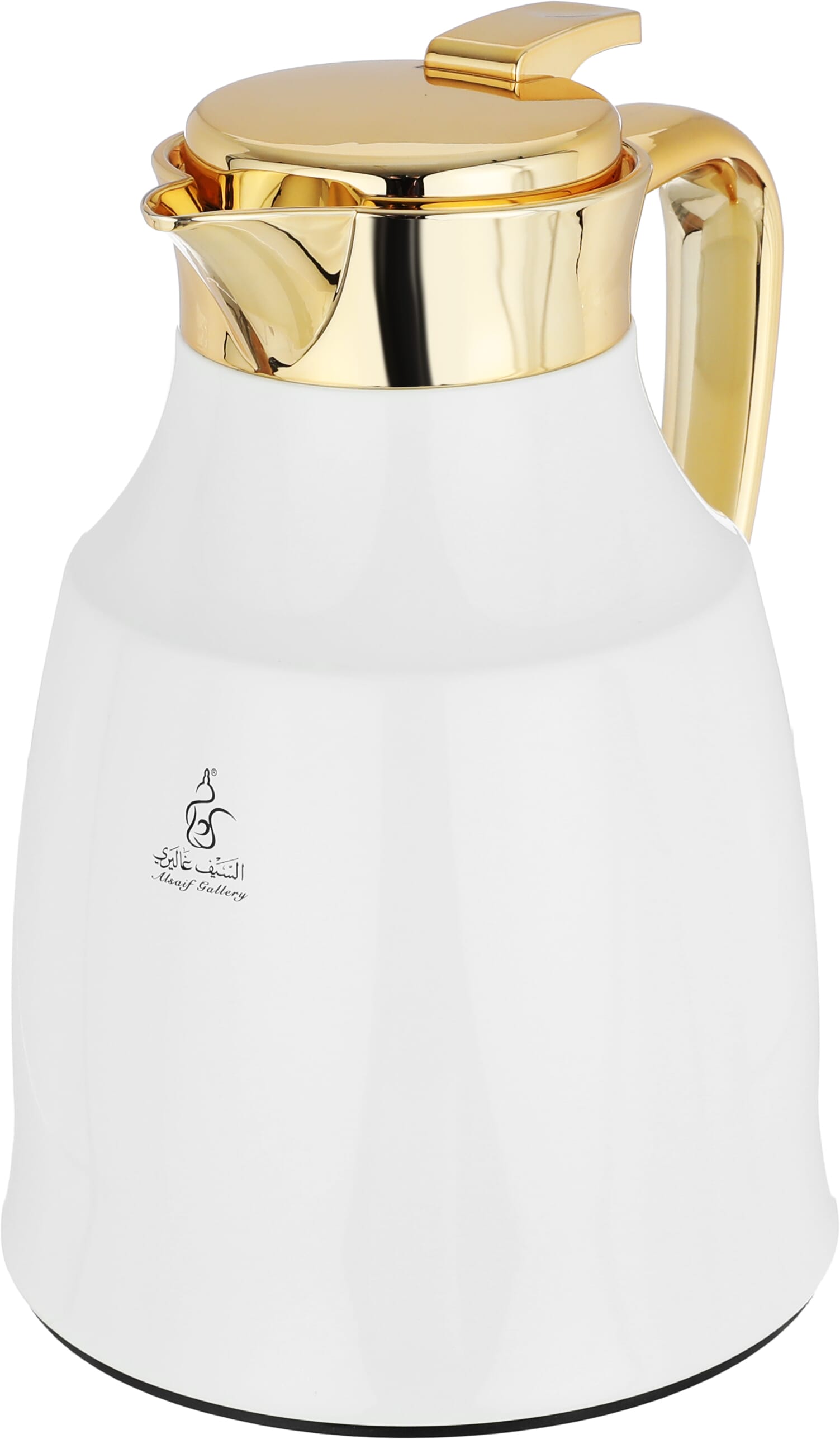 Al Saif Gallery Diriyah Thermos, 0.5 liters, thermal glass inner container, steel outer shell - pearl product image 2