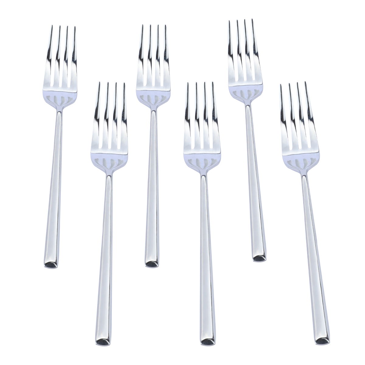 طقم شوك استيل السيف غاليري، 6 قطع - فضي product image 2