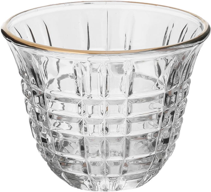 Alsaif Gallery Bialat Tea and Coffee Serving Set, 26 Pieces - Clear product image 4