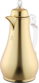 Al Saif Gallery Asalah Thermos Set, 2 pieces, 1/1 liter, glass interior, transparent handle, push-button - gold product image 9
