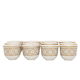 Al Saif Gallery porcelain Arabic coffee cups set, 12 pieces, golden pattern - white product image 2