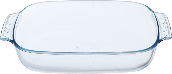 طقم صواني زجاج بايركس، 4 قطع، مستطيل - شفاف product image 3