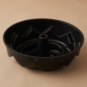 Al Saif Gallery Turkish granite cake mold, 25 x 25 x 10 cm, round - black product image