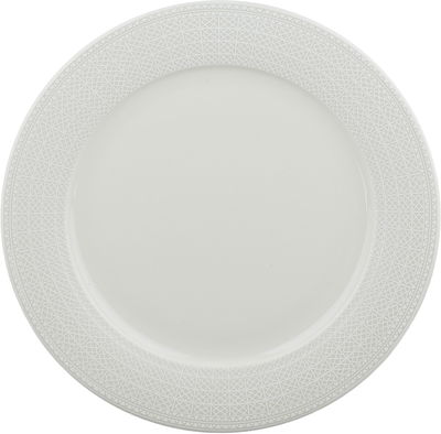 طقم سفرة بورسلان السيف غاليري، 24 قطعة، منقوش، دائري - ابيض product image 5