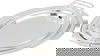 Alsaif Gallery Steel Tofry Set, 3 Pieces - Silver product image 1