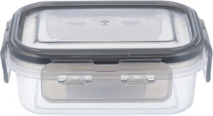 حافظة طعام بلاستيك بغطاء السيف غاليري، 270 مل، 13x9x5 سم، مستطيل - رمادي product image 2