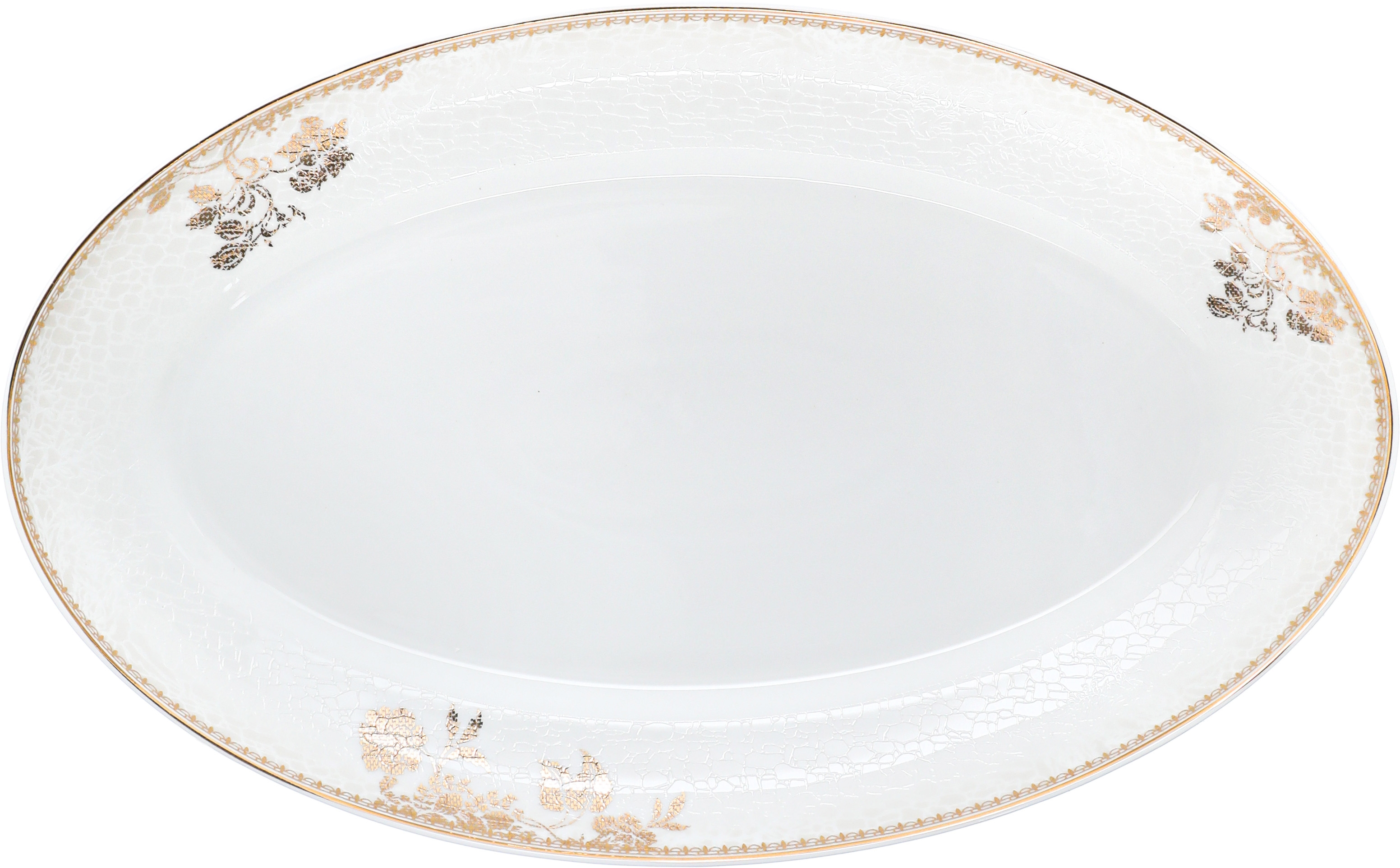 طقم سفرة بورسلان فيكتوريا السيف غاليري، 166 قطعة، منقوش ذهبي، خط ذهبي - أبيض product image 18