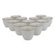 Al Saif Gallery porcelain Arabic coffee cups set, 12 pieces - white and golden product image 1