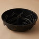 Al Saif Gallery Turkish granite cake mold, 25 x 25 x 10 cm, round - black product image 1