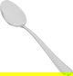 Al Saif Gallery steel spoon set, engraved, 24 pieces - silver product image 3
