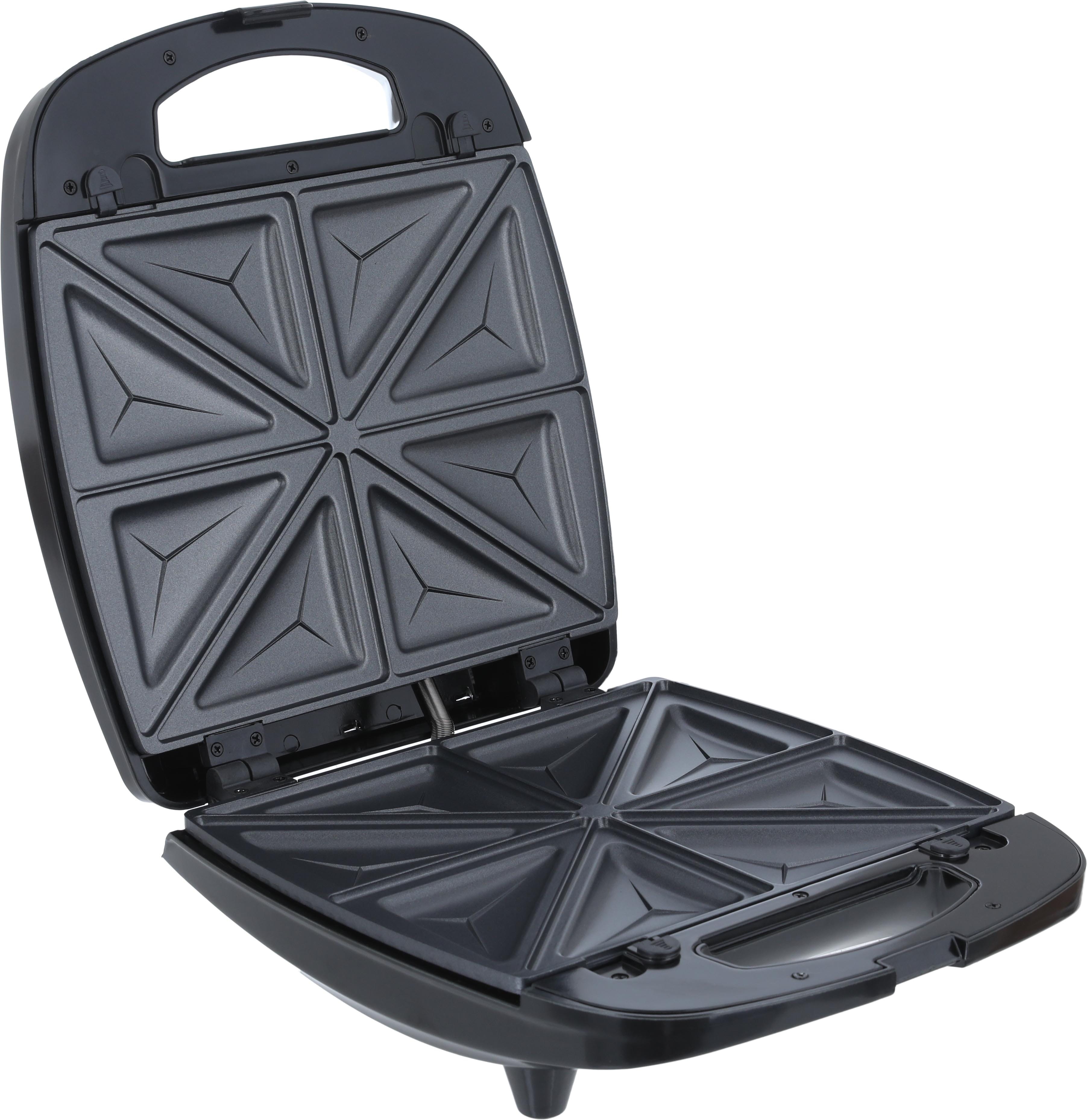 صانعه الوافل و ساندوتش إديسون، 920 واط، 3×1 - أسود product image 3