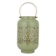 Al Saif Gallery Steel Candle Holder with Gold Handle, 10 x 10 x 19 cm, Small - Oily product image 1