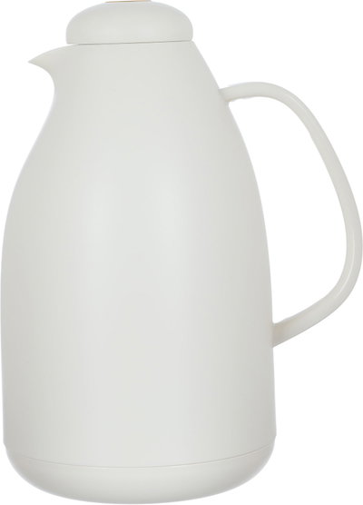 Al Saif Gallery thermos, 2 liters, thermal glass inner container, plastic outer shell - white product image 2
