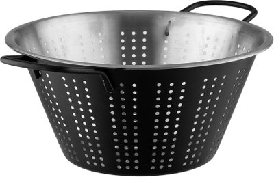 Excellent Houseware Stainless Steel Strainer, 22x22x10 cm - Silver Black product image 3