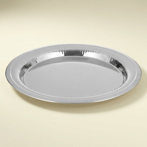 Al Saif Gallery Stainless Steel Tray, 60 cm, Engraved - Silver product image