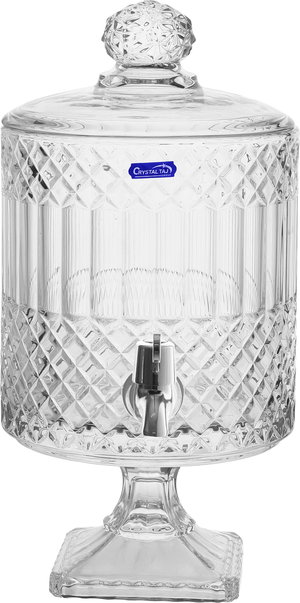 Glass Beverage Dispenser, Base, 4.5 Liters - Clear product image