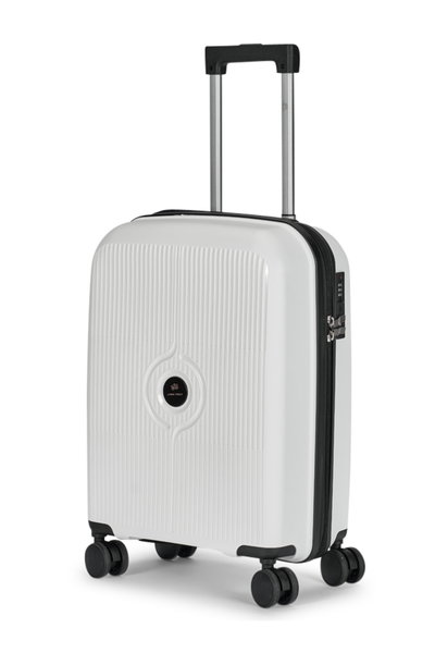 طقم شنط سفر بولي بروبيلين ليمرا، 4 مقاسات، 4 عجلات، بزاوية 360 درجة، LMA-PP526 - ابيض product image 3