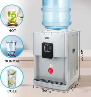 برادة مياه طاولة ويننج ستار، حار/بارد/عادي، 500 واط، تحميل علوي، ST-6508 - ابيض product image 2