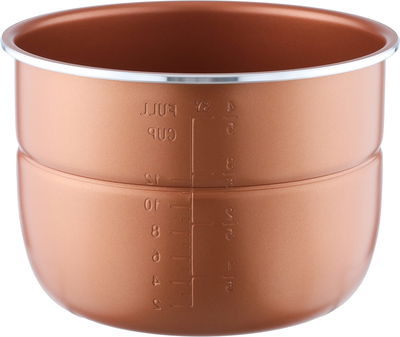 قدر ضغط كهربائي إديسون، وعاء داخلي تيفال، 1000 واط، 6 لتر، 8 وظائف طبخ، VT-602D - فضي اسود product image 4