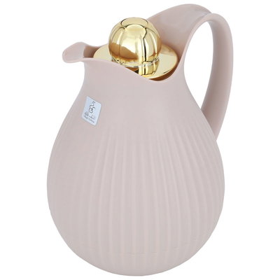 Everest Ramira Thermos, 1 liter, thermal glass inner shell, plastic outer shell - brown product image 2