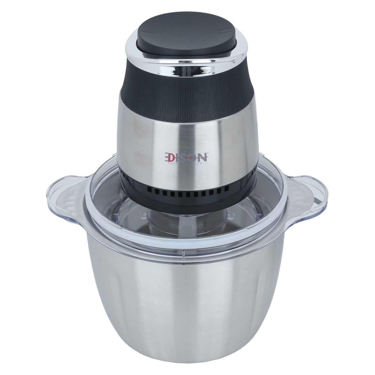 Edison Steel Vegetable Chopper, 500 Watt, 3 Liter - Silver product image 2