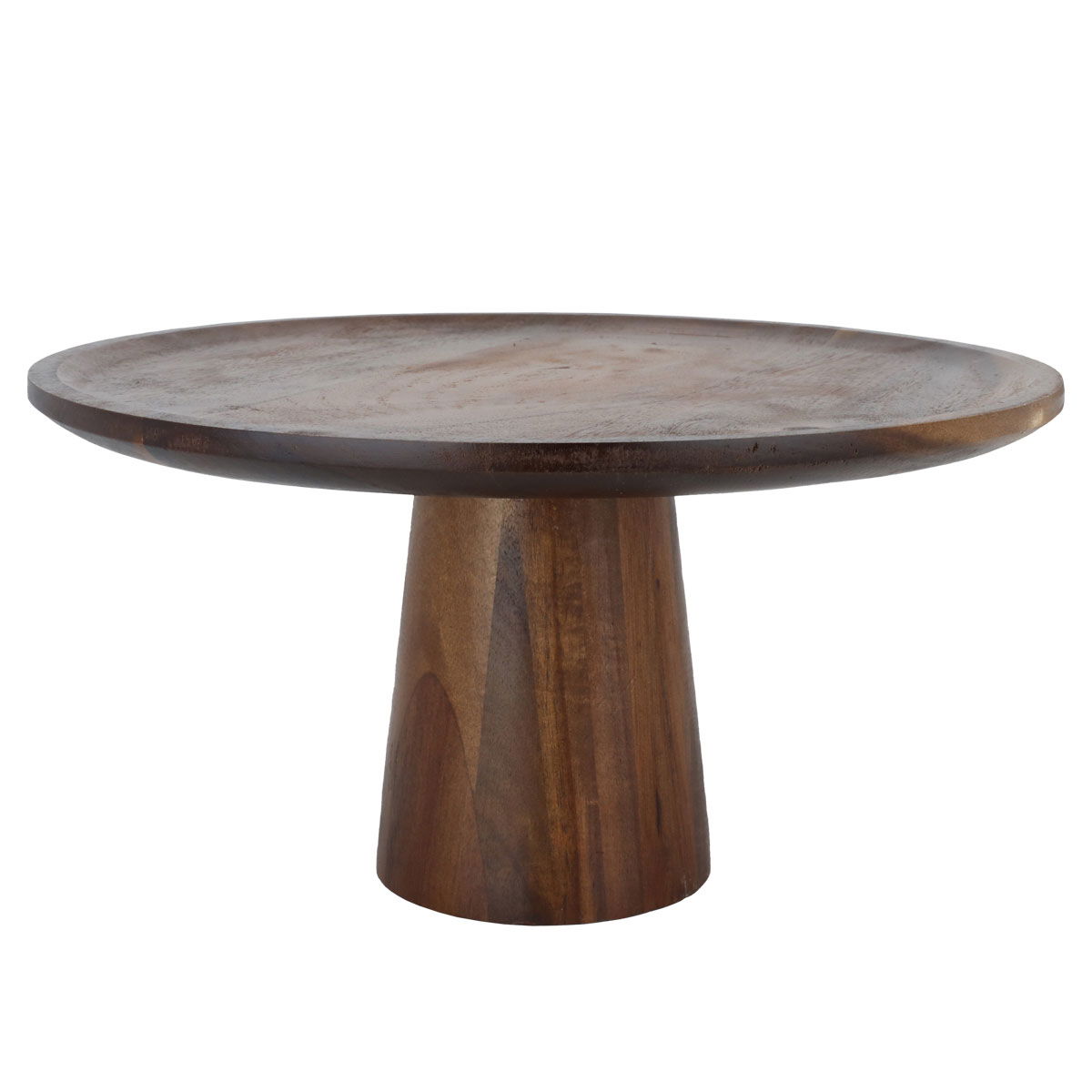 Al Saif Gallery wooden cake serving stand, circular, with base - wooden product image