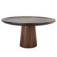 Al Saif Gallery wooden cake serving stand, circular, with base - wooden product image 1