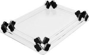 طقم طوفريات أكرليك السيف غاليري، 2 قطعة، مستطيل - شفاف product image