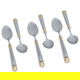 Al Saif Gallery steel tea spoon set, 6 pieces - silver product image 2