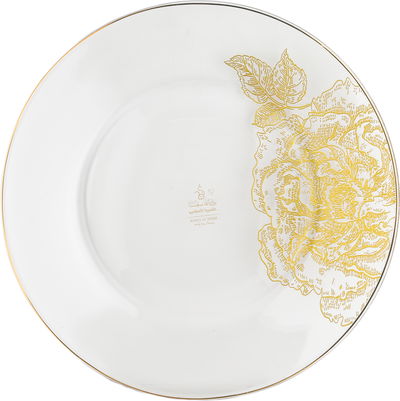 طقم سفرة بورسلان زجاج السيف غاليري، 61 قطعة، منقوش - ابيض شفاف product image 17