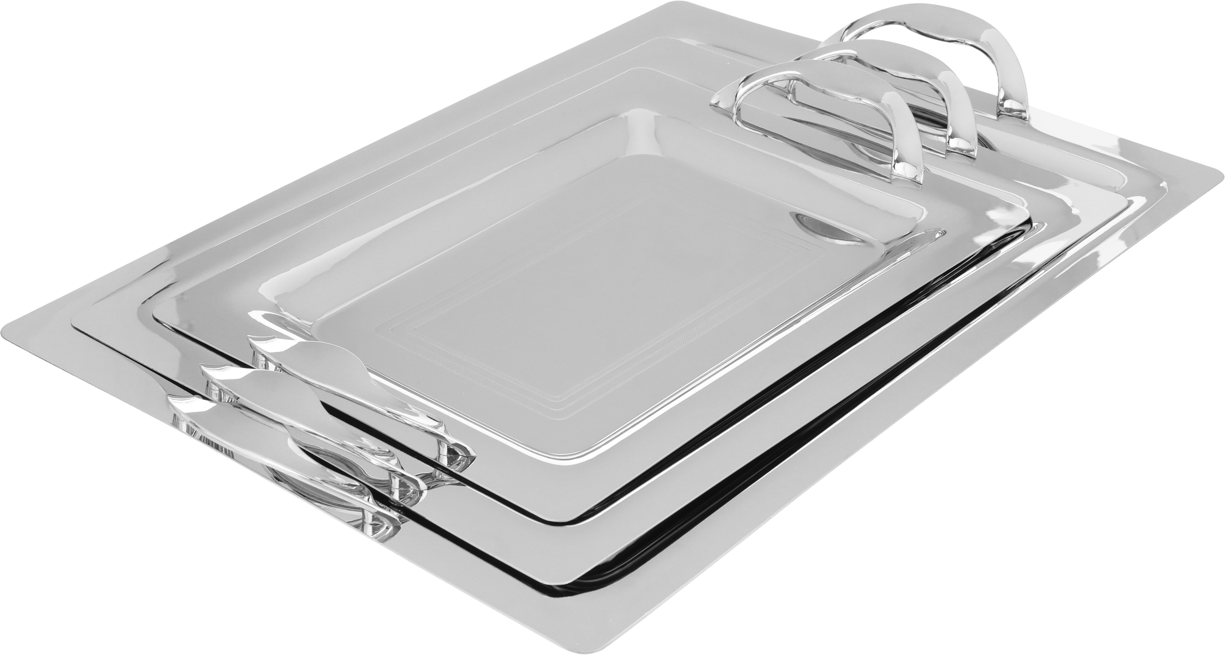 طقم طوفريات استيل، 3 قطع - فضي product image 1