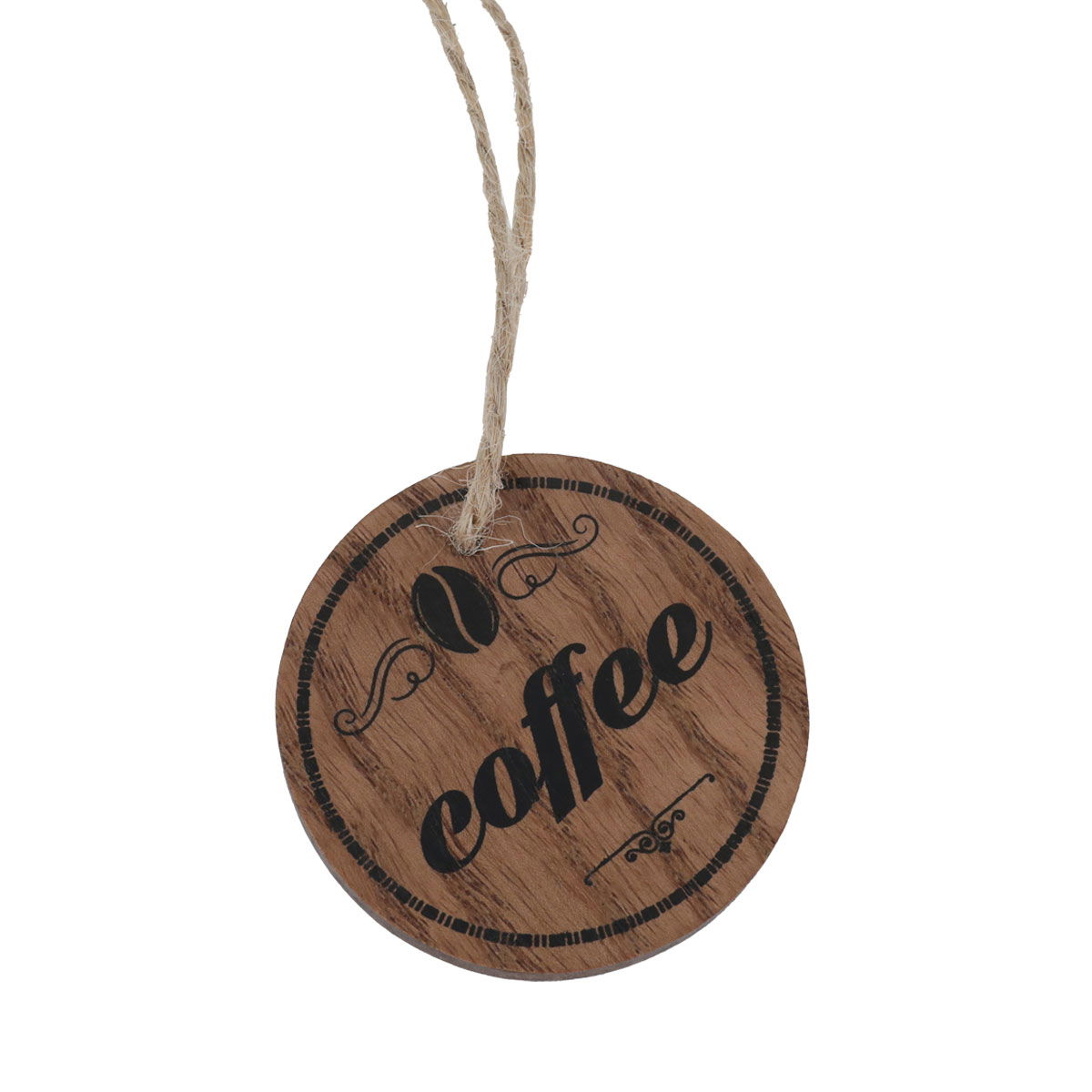 Al Saif Gallery wooden hanger, for coffee, 0.5 x 5 cm - brown product image 2