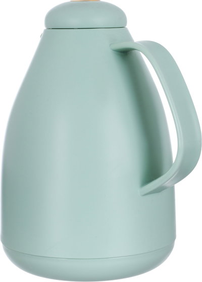 Al Saif Gallery thermos, 1 liter, thermal glass inner container, plastic outer shell - light green product image 4