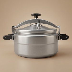 Al Saif Plus Aluminum Pressure Cooker, 15 Liters, Safety Valve - Silver product image