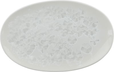 Al Saif Gallery Porcelain Plate, Embossed, 30x19x2.6 cm - White product image 2