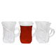 طقم بيالات شاي ماكس زجاج السيف غاليري، 6 قطع، 236 مل - شفاف product image 1