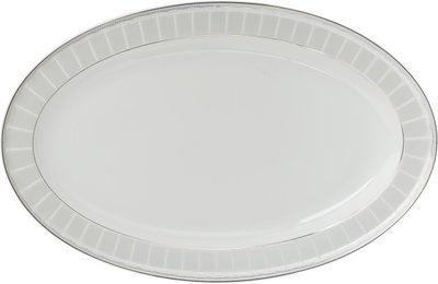 طقم سفرة بورسلان السيف غاليري، 86 قطعة، رسومات خطية - أبيض ذهبي product image 12