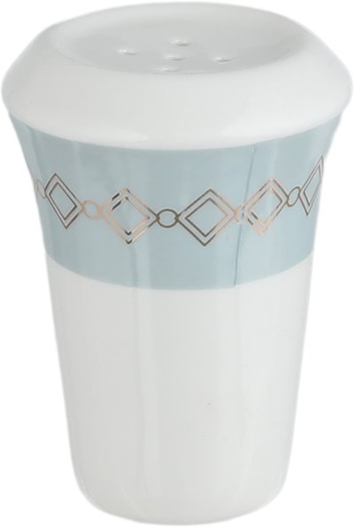 طقم تقديم سفرة بورسلان السيف غاليري، 166 قطعة، نقش فضي - أبيض رمادي product image 10