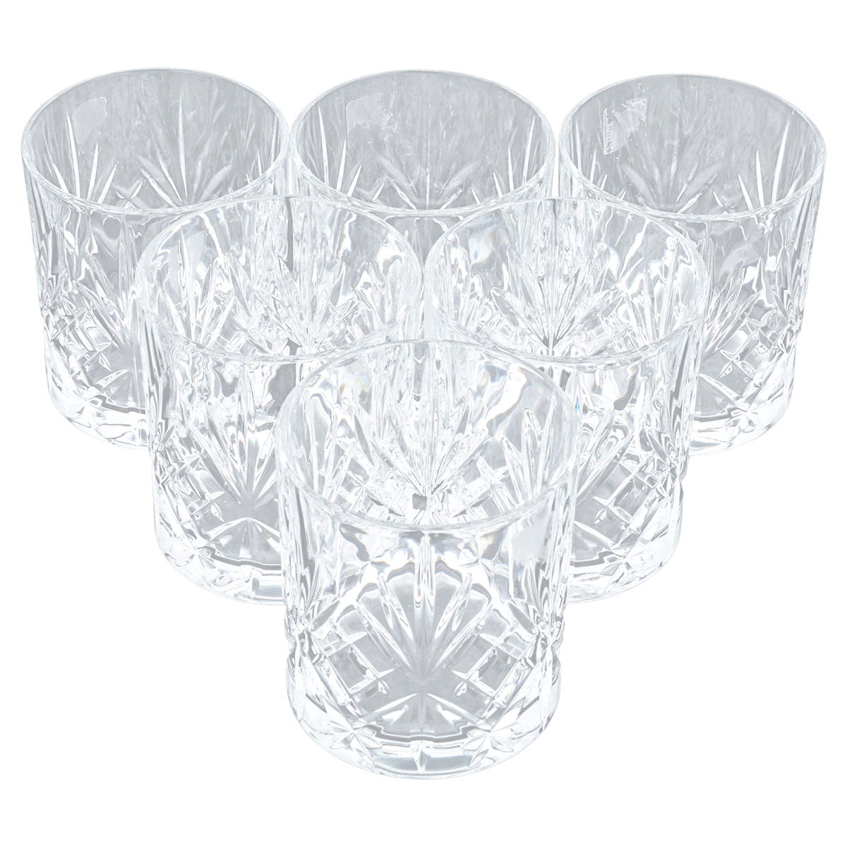 RCR Glass Water Cups, 6 Pieces, 340 ml - Clear product image 2