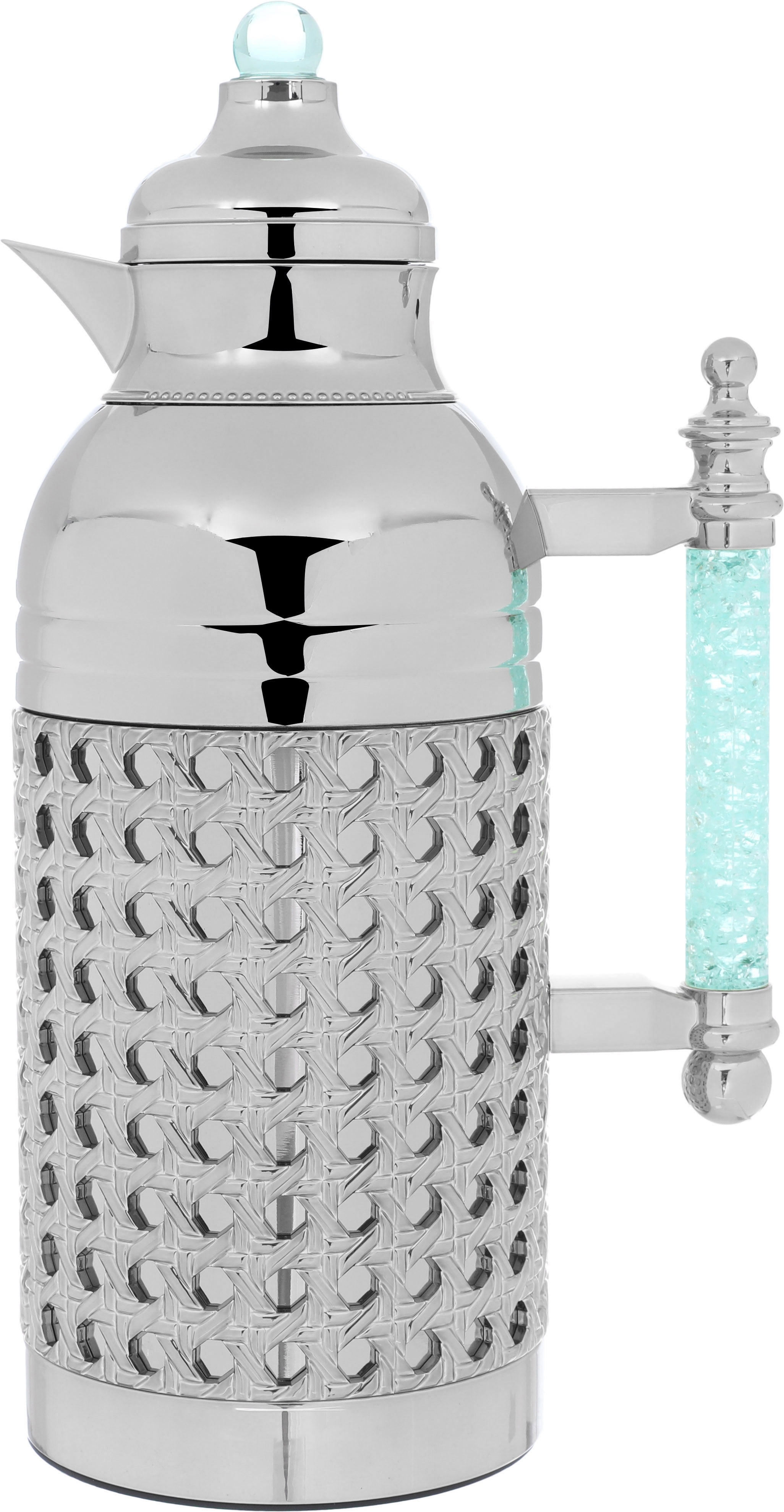 Al Saif Gallery Sarah steel thermos Set, 1/1 Liter, 2 Pieces - Silver product image 8