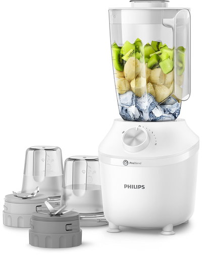 خلاط كهربائي فليبس سيريس 3000، 600 واط، 2 لتر، نظام بروبليند، HR2191/30 - ابيض product image 8