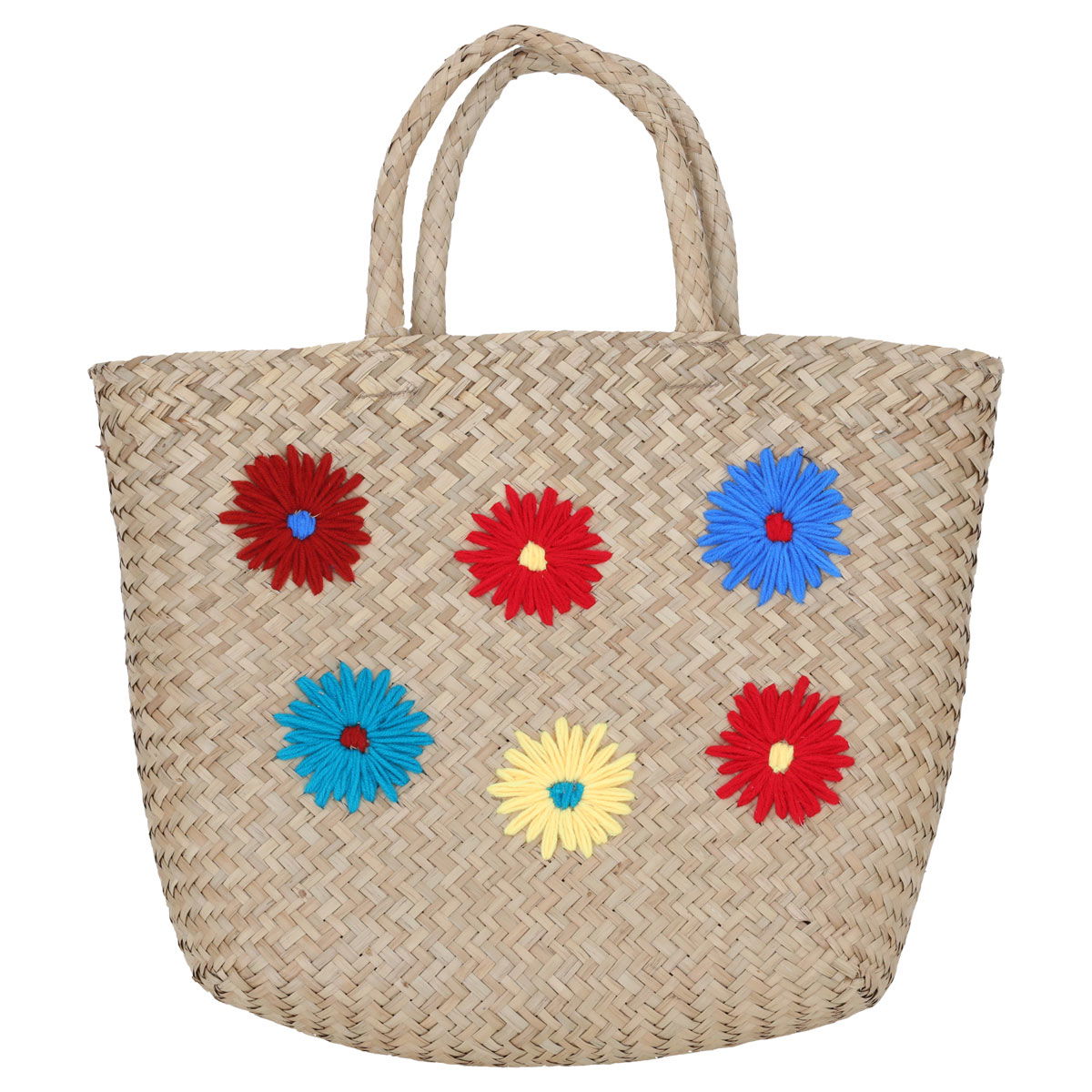 شنطة ترامس خوص السيف غاليري، 48x33 سم - بني فاتح product image